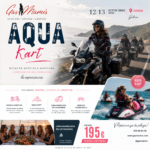 Aqua Kart & Cena mariscada en barco catamarán  - Septiembre 2026